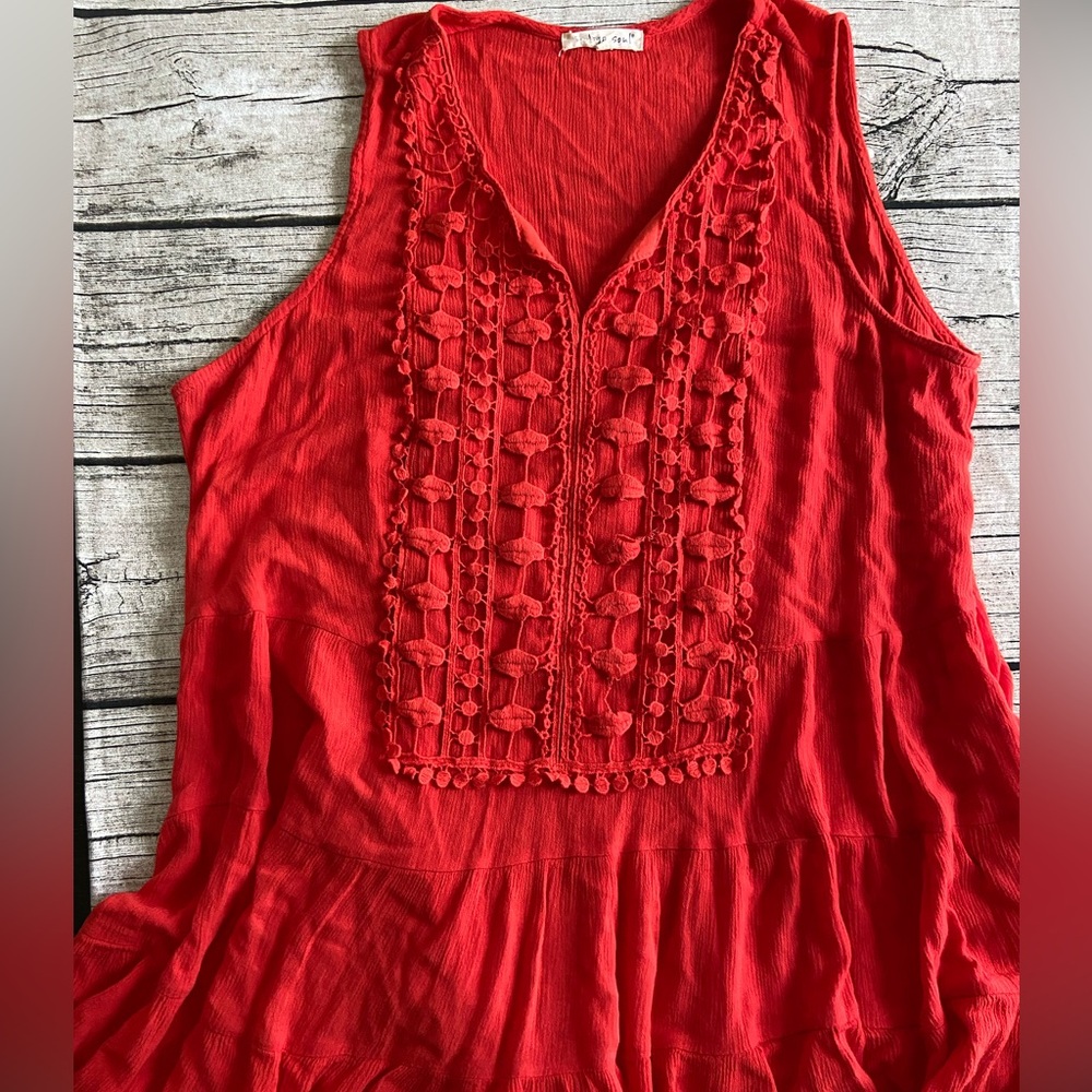 🔥 Gorgeous woman’s summer top. Sleeveless, soft & fresh. Pretty crotchet a…
